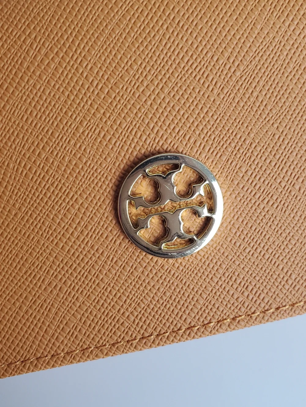 Tory Burch orange sunglasses case